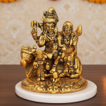 Aluminium Shiv Parivar Murti – Religious Decorative Home Showpiece, Height : 4 Inch