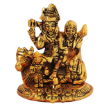 Aluminium Shiv Parivar Murti – Religious Decorative Home Showpiece, Height : 4 Inch