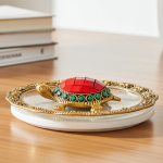 Aluminium Showpiece Stone Tortoise Statue