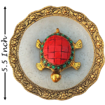 Aluminium Showpiece Stone Tortoise Statue