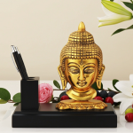 Aluminum Buddha Pan Holder – Decorative Multi-Purpose Showpiece