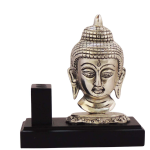 Aluminum Buddha Pen Holder – Office Desk Decorative Showpiece
