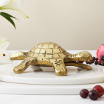 Brass Showpiece Tortoise, Turtle [Kachua] Small Statue