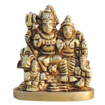 Brass Shiv Parivar God Idol – Lord Shiva Family Religious Statue