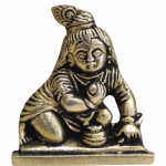 Brass Laddu Gopal God Idol Statue – Bal Gopal Krishna Showpiece