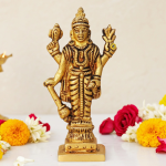 Brass Vishnu Ji Idol Statue – Spiritual Puja Mandir Decor