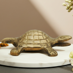 Brass Showpiece Tortoise, Turtle [Kachua] Small Statue