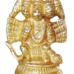 Brass Panchmukhi Hanuman Ji Showpiece Statue – Sacred Temple Murti