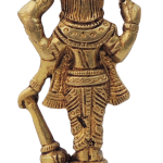 Brass Vishnu Ji Murti – Devotional Hindu God Idol for Temple