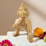 Premium Brass Laddu Gopal God Idol Statue – Puja Mandir Decor