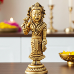 Brass Radha Ji God Idol – Classic Brass Statue