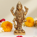 Premium Brass Vishnu Ji Statue – Hindu God Idol for Home Temple