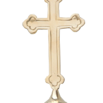 Brass Decorative Showpiece Christmas Cross – Elegant Holy Cross For Festival & Home Decoration