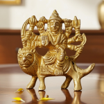 Brass Durga Ji God Idol – Spiritual Brass Showpiece for Gifting