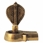 Brass Shivling With Snake – Naga Dev Shiva Lingam