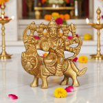 Brass Durga Ji God Idol – Divine Energy Statue for Home Temple