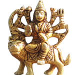 Brass Durga Ji Puja Statue – Divine Goddess Idol for Worship