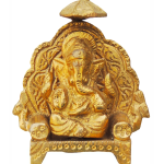 Brass Showpiece Ganesh Ji With Chatri God Idol Statue