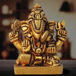 Brass Showpiece Dagdu Ganesh Ji God Idol Statue