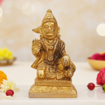 Brass Hanuman Ji Idol For Home Temple & Vastu Protection