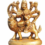 Brass Durga Ji God Idol – Traditional Brass Showpiece for Puja Decor