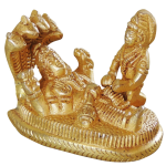 Brass Vishnu Laxmi with Sheshnag Idol – Premium Temple Statue