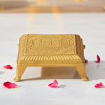 Brass Chowki Showpiece – Decorative Puja Stand for Idol
