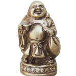Brass Laughing Buddha Statue – Prosperity & Positive Energy Idol