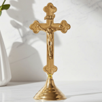 Brass Decorative Showpiece Jesus On Cross – Church & Home Decoration Item
