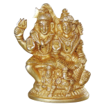 Brass Shiv Parivar Statue – Handcrafted Religious Home Decor