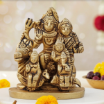 Brass Shiv Parivar Murti – Spiritual Decorative Brass Idol