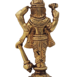Brass Vishnu Ji Murti – Devotional Hindu God Idol for Temple