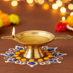 Brass Table Decor Oil Lamp Deepak No. 00  - Mini Brass Deepak for Puja Set