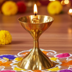 Brass Akhand Deepak No. 4