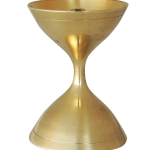 Brass Table Decor Oil Lamp Deepak  - Chain Hanging Brass Diya for Temple