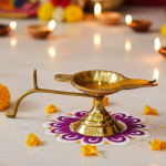 Brass EK batti Arti Deepak No. 1