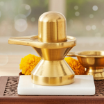 Brass Temple Shivling – Mandir Style Shiva Lingam, 1