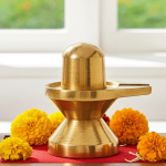 Brass Temple Shivling – Mandir Style Shiva Lingam, 1