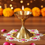 Brass Akhand Deepak No. 9