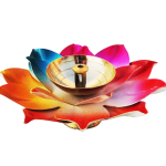 Brass Decorative Colorful Deepak