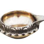 Brass Table Decor Oil Lamp Kuber Deepak  - Handcrafted Brass Deepak for Puja Use
