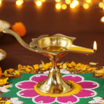 Brass Mahabharat Deepak No. 3