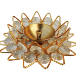 Brass Fancy Bowl Crystal Deepak No. 1