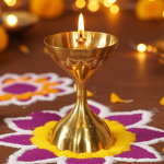 Brass Akhand Deepak No. 12