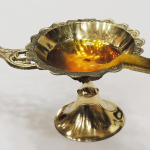 Brass Swastic Deepak No. 4