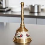 Brass Bell Handle White No. 1