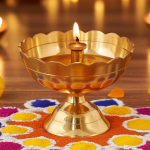 Brass Kamal Deepak No. 5