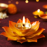 Brass & Iron Deepak, Oil Lamp  - Traditional Brass Lamp for Temple Décor