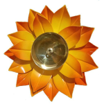 Brass & Iron Deepak, Oil Lamp  - Traditional Brass Lamp for Temple Décor