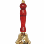 Brass Showpiece Ghanti Bell With Wood Handle